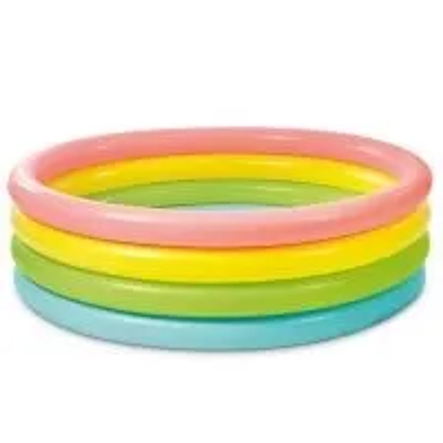 Intex Regenbogen Pool Aufblasbar 4 Ringe 168 X 46 Cm 56441