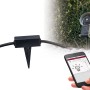 Paulmann Plug & Shine Zigbee Controller IP68 mit Erdspieß und Smartphone Steuerung im Garten.