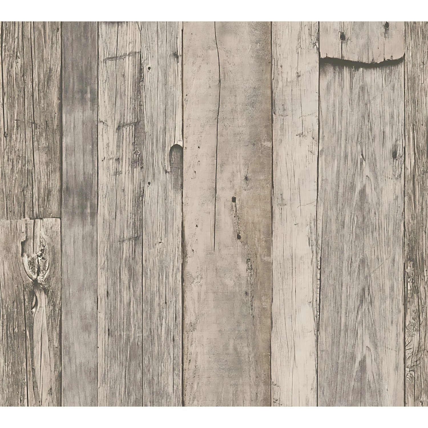 PROFHOME 959312-GU Holz Tapete Holzoptik Matt Grau Weiß Beige 0,53 m x 10,0 günstig online kaufen