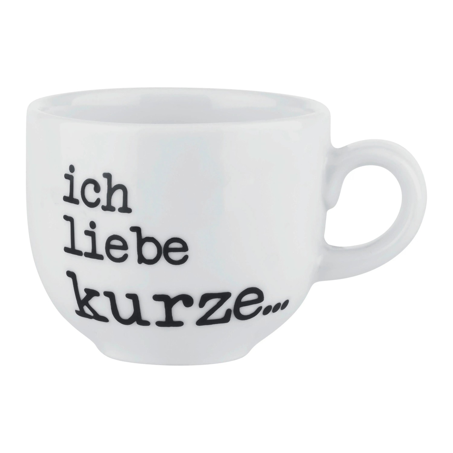 Mömax Espressotasse Graffiti Schwarz/Weiß ca. 80ml