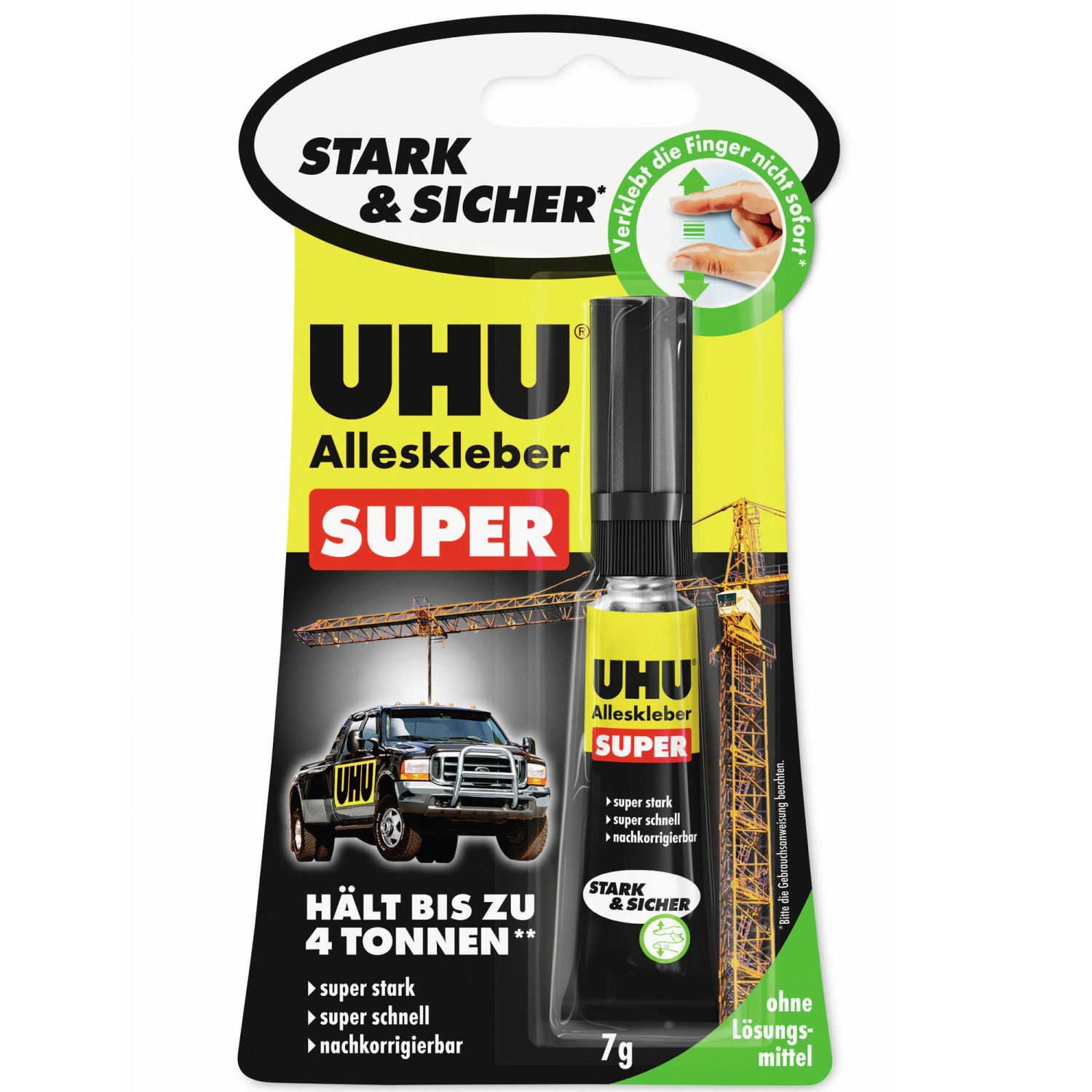 Uhu Alleskleber Super Stark & Sicher Transparent 7 g