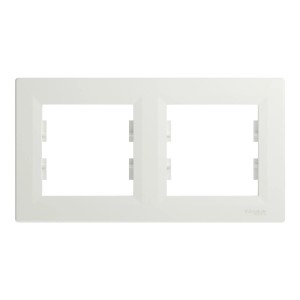 Schneider Electric ASFORA 2-Fach Rahmen Horizontal Weiss EPH5800221D