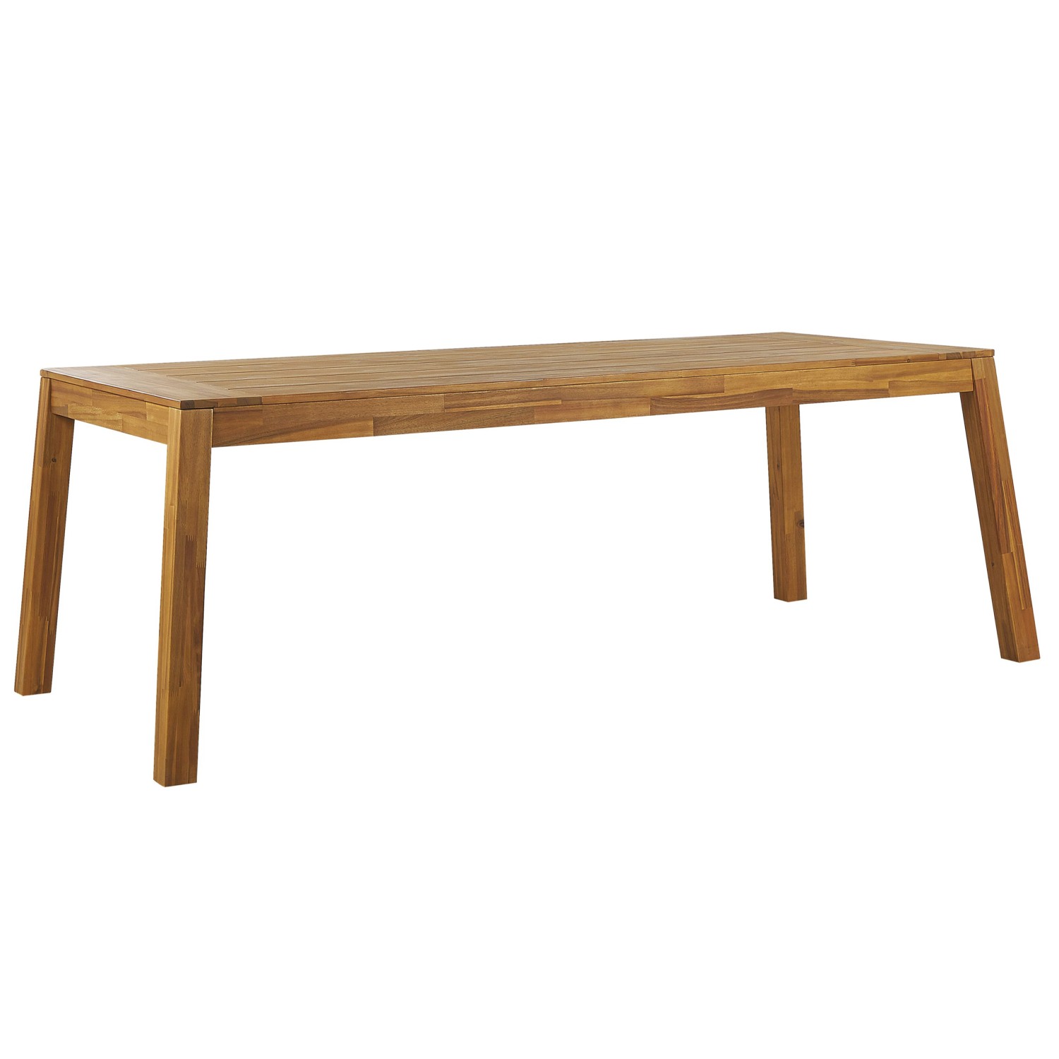 Beliani Gartentisch LIVORNO Heller Holzfarbton 210x90x77 günstig online kaufen
