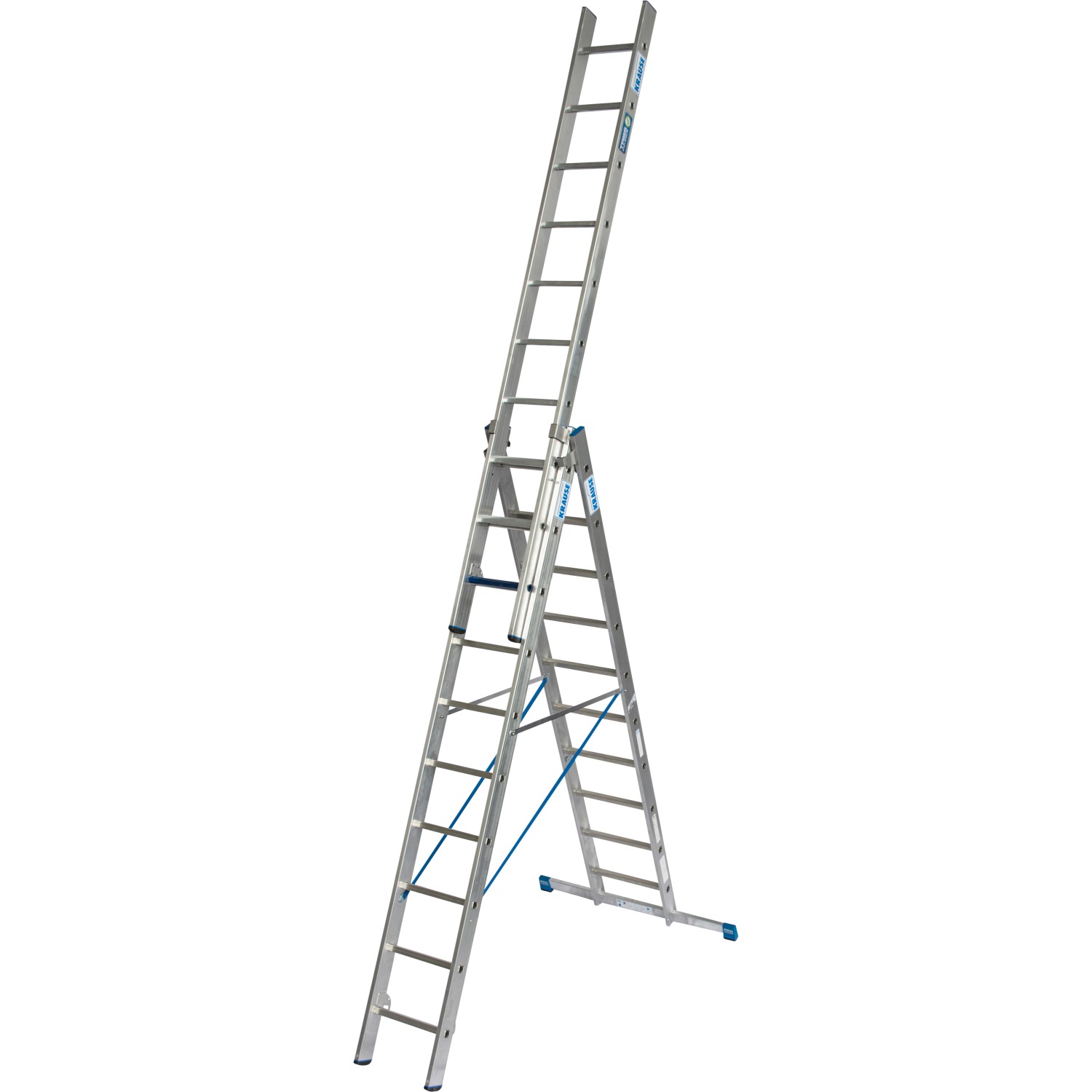 Thumbnail - Krause Vielzweckleiter Stabilo +S 3 x 10 Sprossen/Stufen 650 x 125 x 240 cm