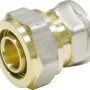 Messing Schraubfitting Übergangsstück 20 mm x Rp 1/2 Zoll für Pressfittings.