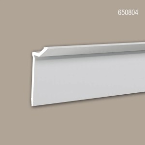 Weiße PROFHOME Eckleiste (12 m Set) für Decken, aus Polystyrol.