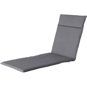 Madison Liegenauflage Oxford Grey, 190x60 cm, für Gartenliegen und mehr Komfort beim Sonnenbaden.