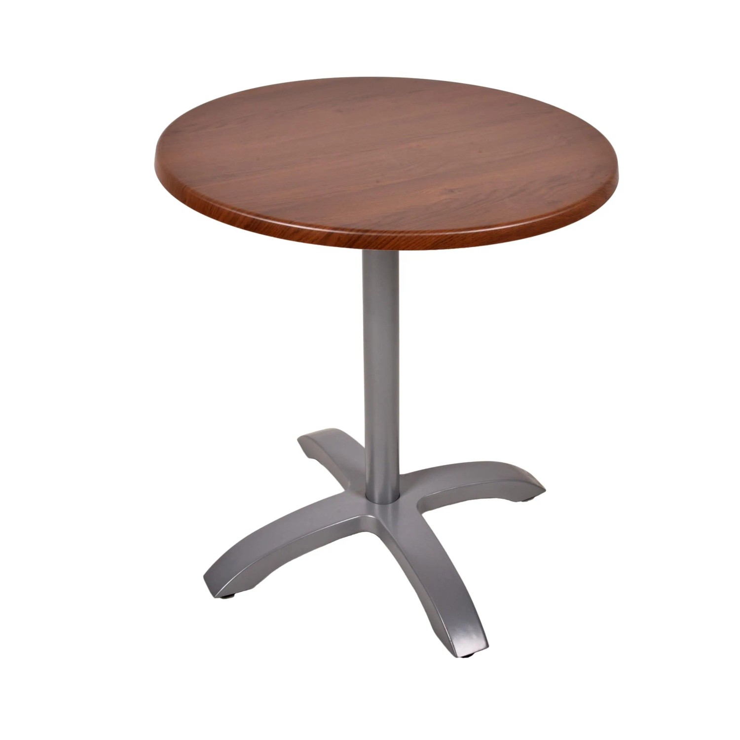 DELUKE Bistrotisch KATJA Ø70cm Rund Dunkelbraun Holz Cafétisch Bartisch Gartentisch Outdoor-Esstisch
