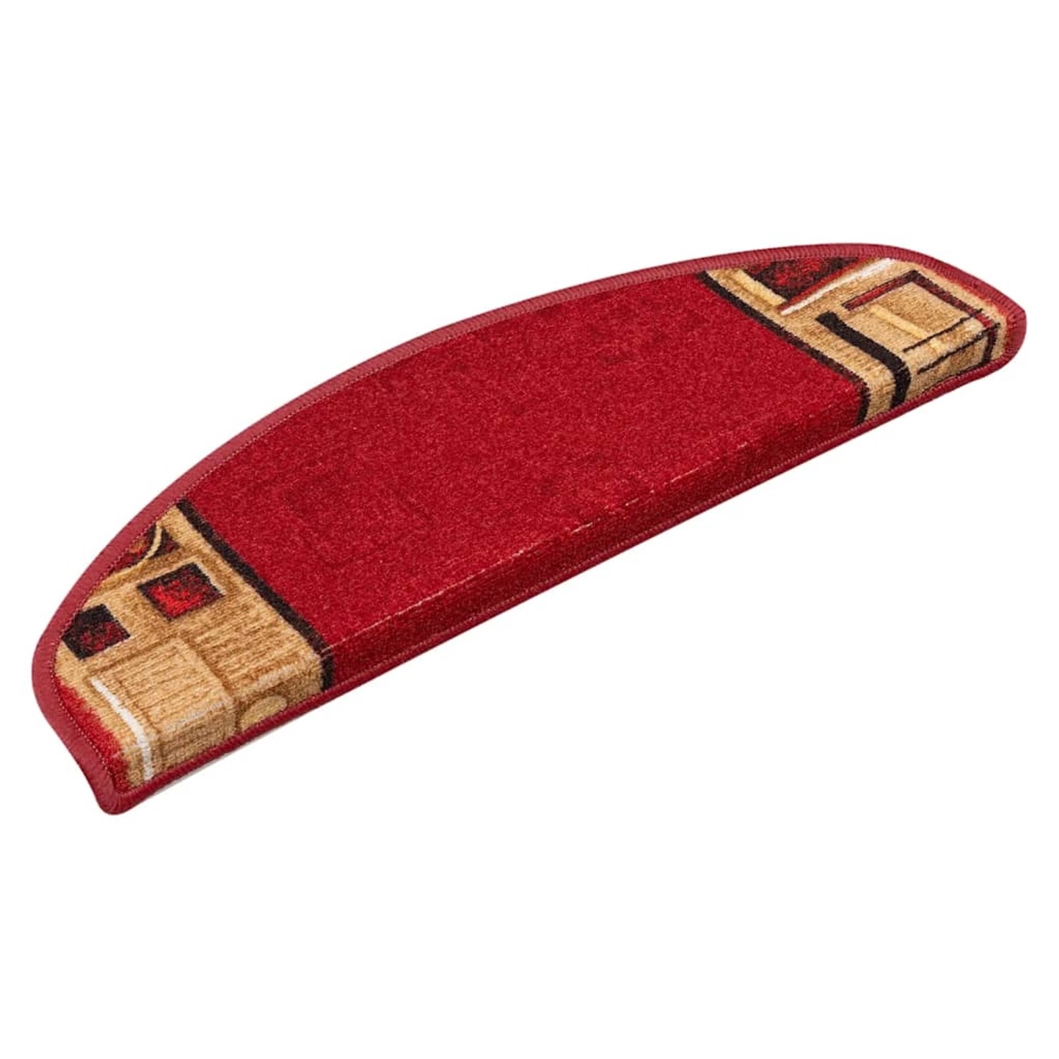 vidaXL Stufenmatten Selbstklebend 5 Stk 65x21x4 cm Rot 149830 günstig online kaufen
