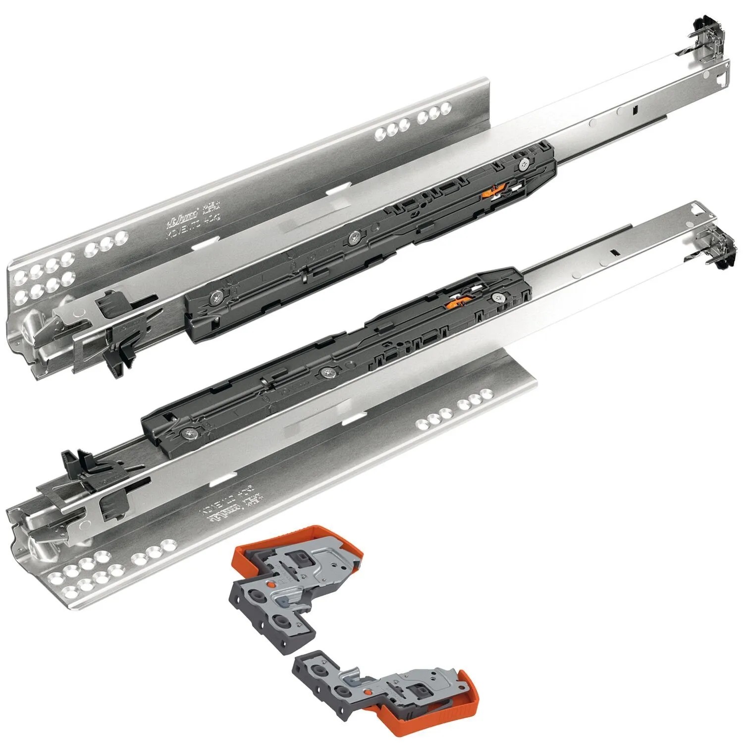 vasalat Set Blum Movento Blumotion S 760H Schubladenschienen 270 mm 40 kg mit Zubehör