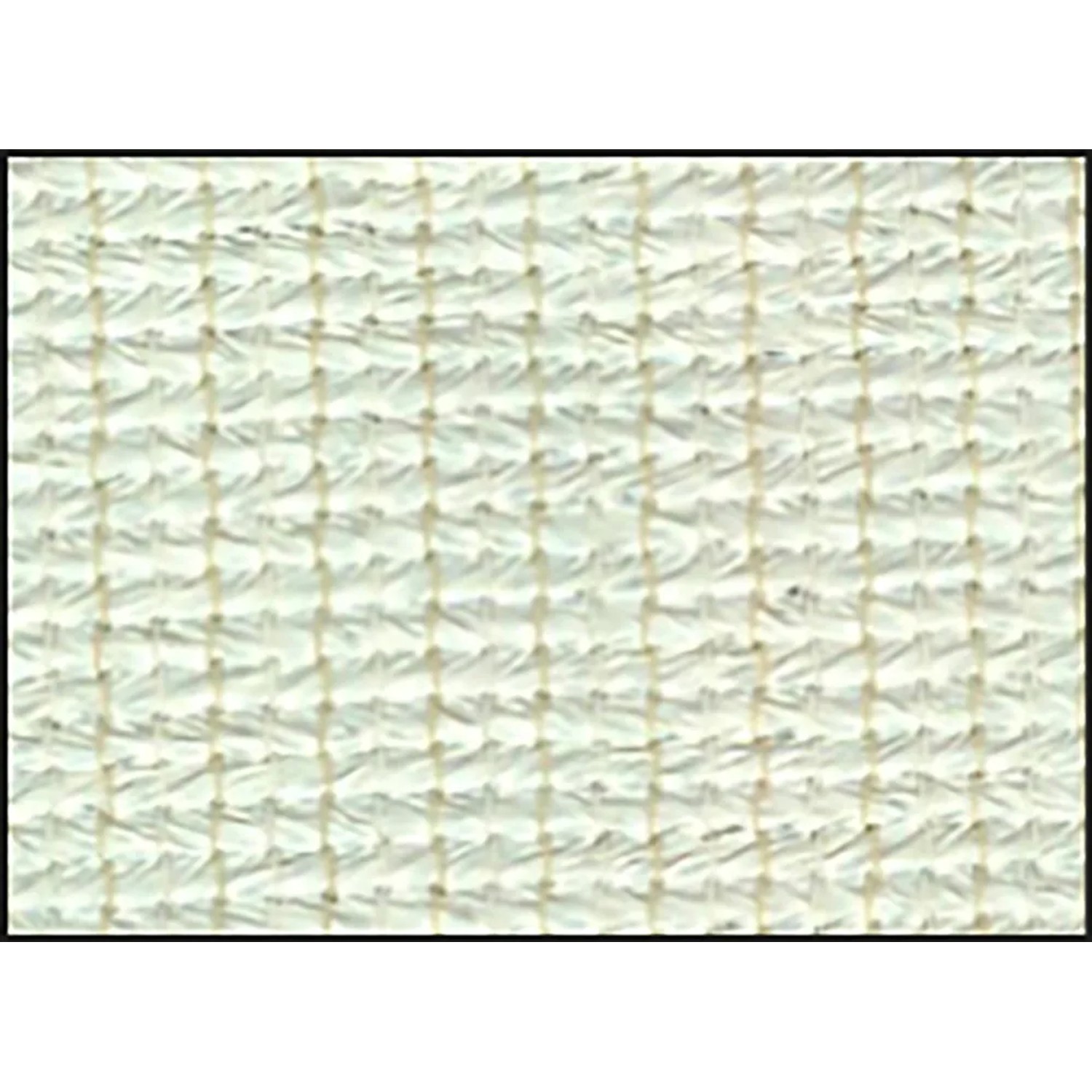 Detailaufnahme des ecrufarbenen Siena Garden Solino Sonnensegels (3,6x3,6x3,6 m), 3-eckig.
