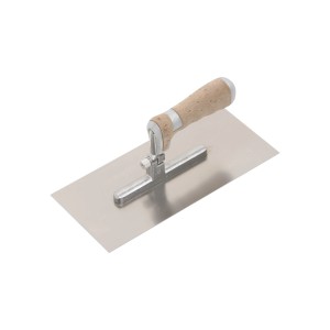 LUX Glättekelle Vario Professional, 280x130mm, mit Ledergriff für Fliesenleger- & Verlegearbeiten.