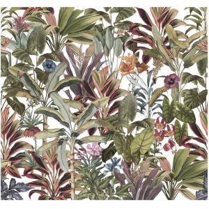 Art for the Home Fototapete Leonie, 280x300cm, mit detailreichem Dschungelmotiv.