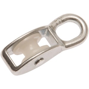 Conacord Block-Seilrolle, Stahl, einfache Ausführung, 93 mm Länge.