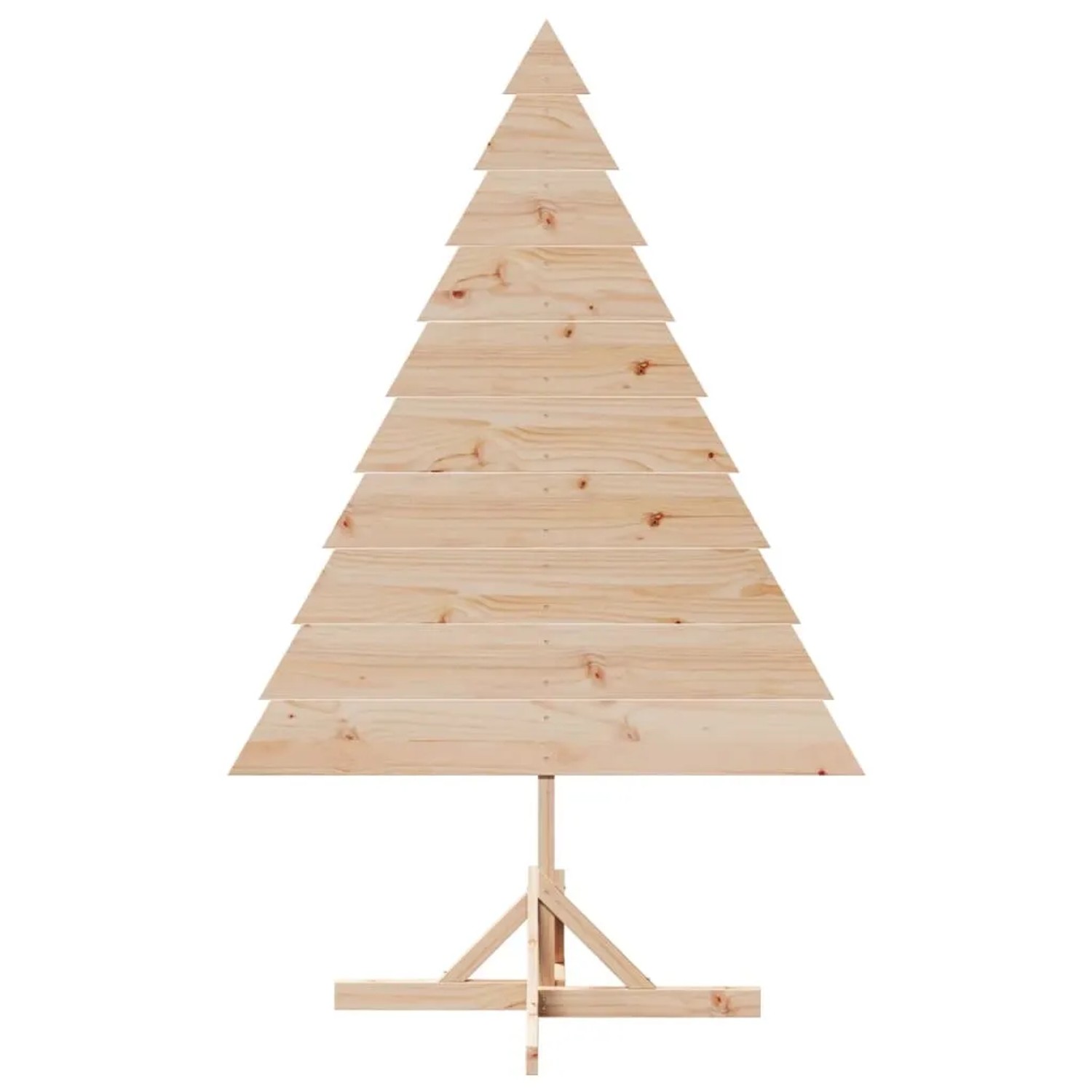 vidaXL Weihnachtsbaum zum Schmücken 180 cm Massivholz 4019702