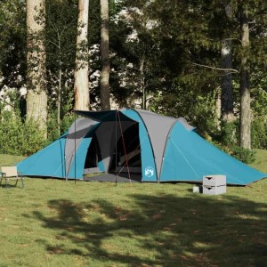 vidaXL Kuppel-Familienzelt 6 Personen Blau Wasserdicht 4009432