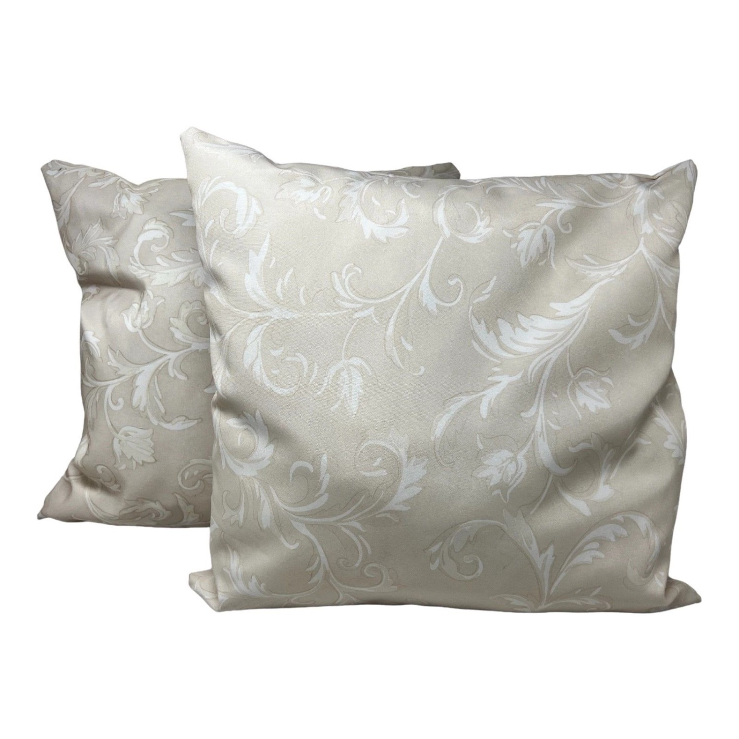 Jet-Line Outdoor Rückenkissen 2er Set Nizza Beige/Creme 40 x 40 cm günstig online kaufen