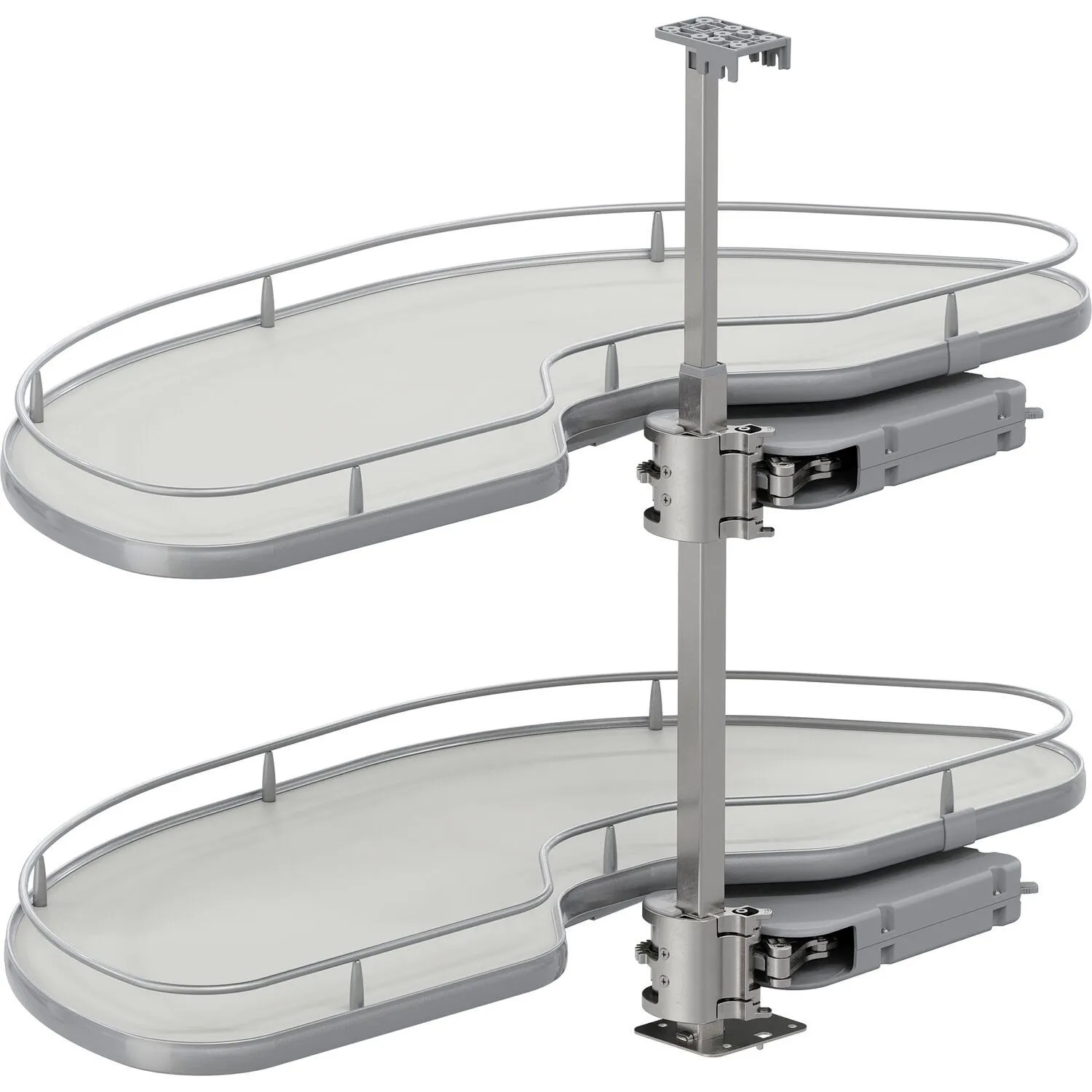 Vauth-Sagel Eckschrankauszug Cornerstone Maxx Planero Korpusbreite 1.000 mm Links Silber Hellgrau