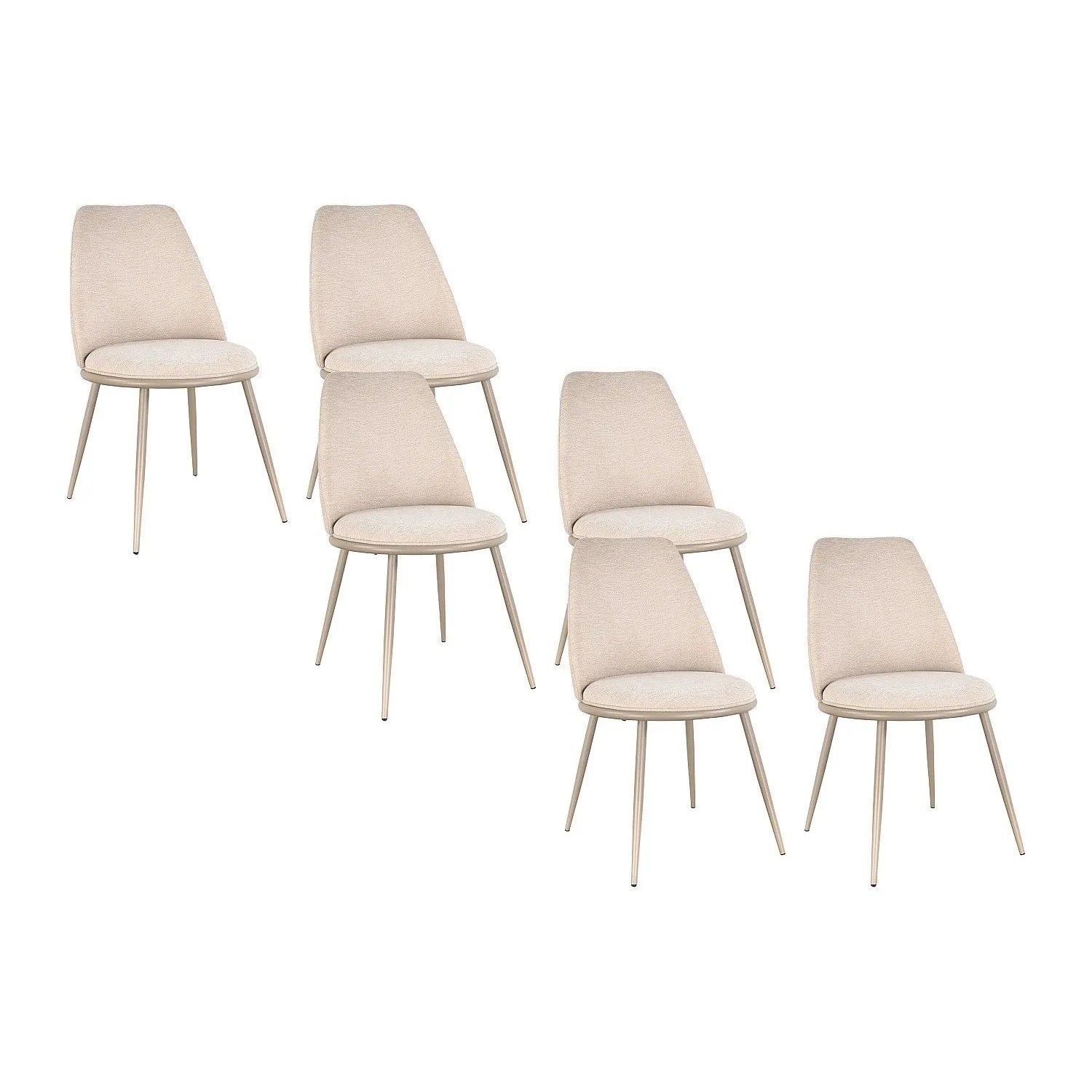 Vente-unique Stuhl Nebina Beige 48 cm