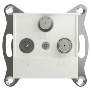 Schneider Electric ASFORA TV-SAT-SAT Enddose 1dB UP Weiss EPH3670121D