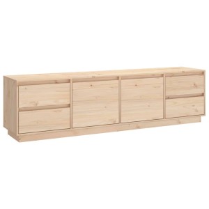 VidaXL TV-Schrank aus Kiefernholz, 176 cm breit, mit Schubladen und Türen.