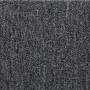 Grau-schwarze VidaXL Stufenmatten, 15er Set, 65x21x4 cm. Teppichstruktur Nahaufnahme.