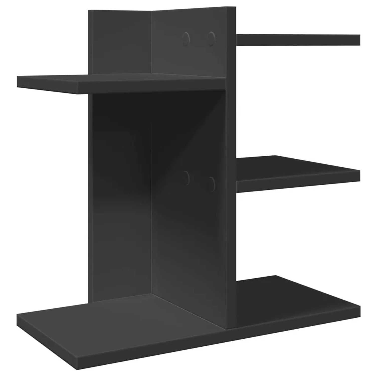 vidaXL Schreibtisch-Organizer Schwarz 42x21,5x42 cm Holzwerkstoff 848067