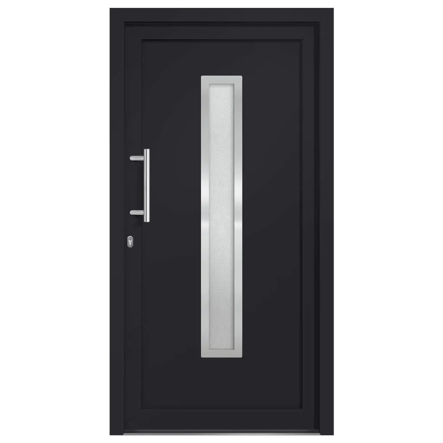 vidaXL Haustür Anthrazit 98x208 cm 279238