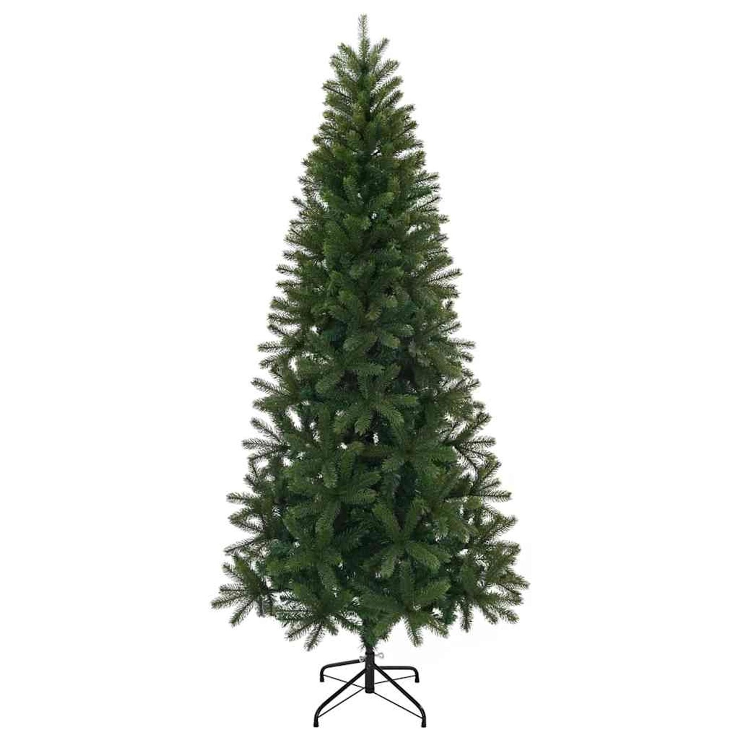 vidaXL Künstlicher Weihnachtsbaum Grün 180 cm PVC & PE & Stahl 42018734
