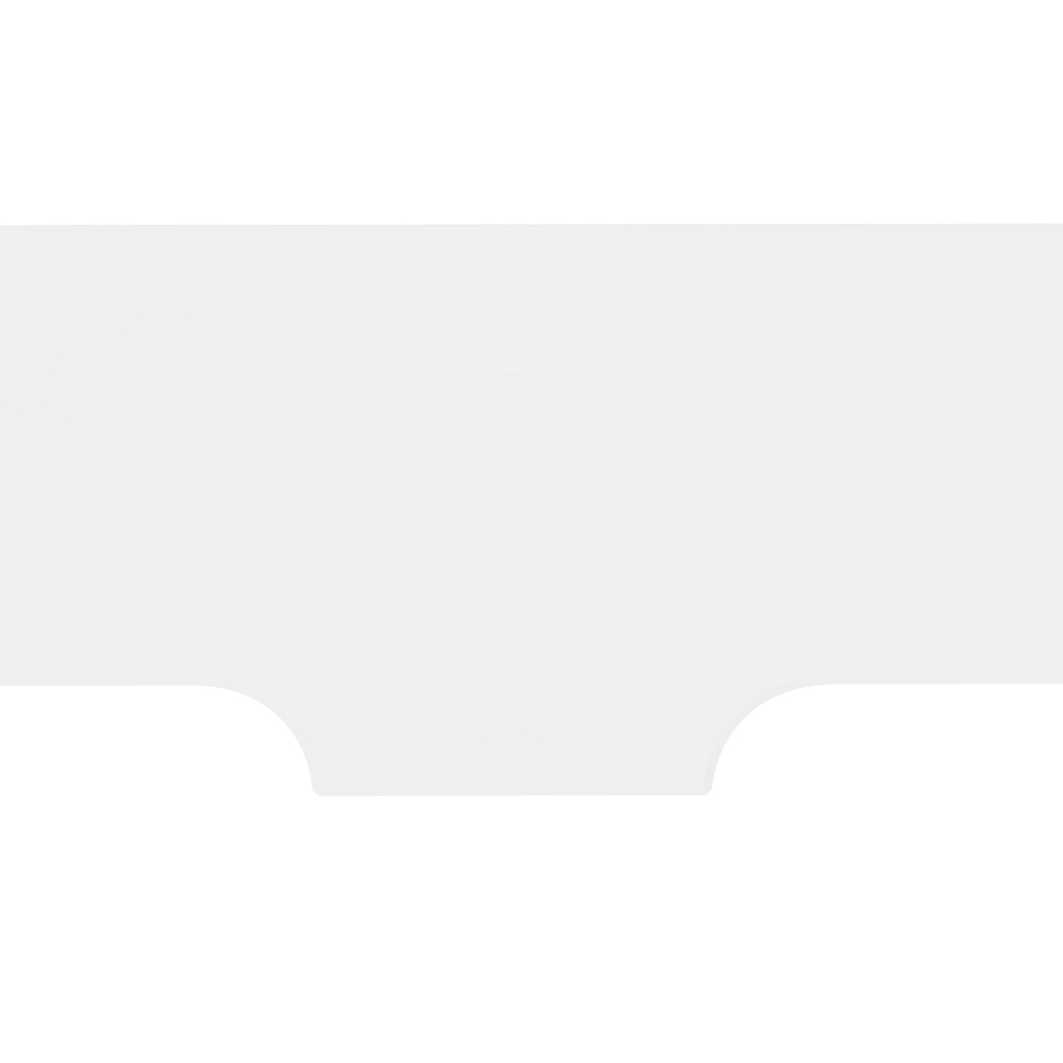 Weißes, extra niedriges Holzbett 80x200 cm aus Kiefer, ideal für Kinderzimmer. Niedrigflurbett ohne Zubehör.