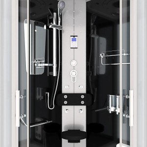 AcquaVapore Dampfdusche D46-23T2 100x100 mit Regendusche, Handbrause und Rückenmassagedüsen.