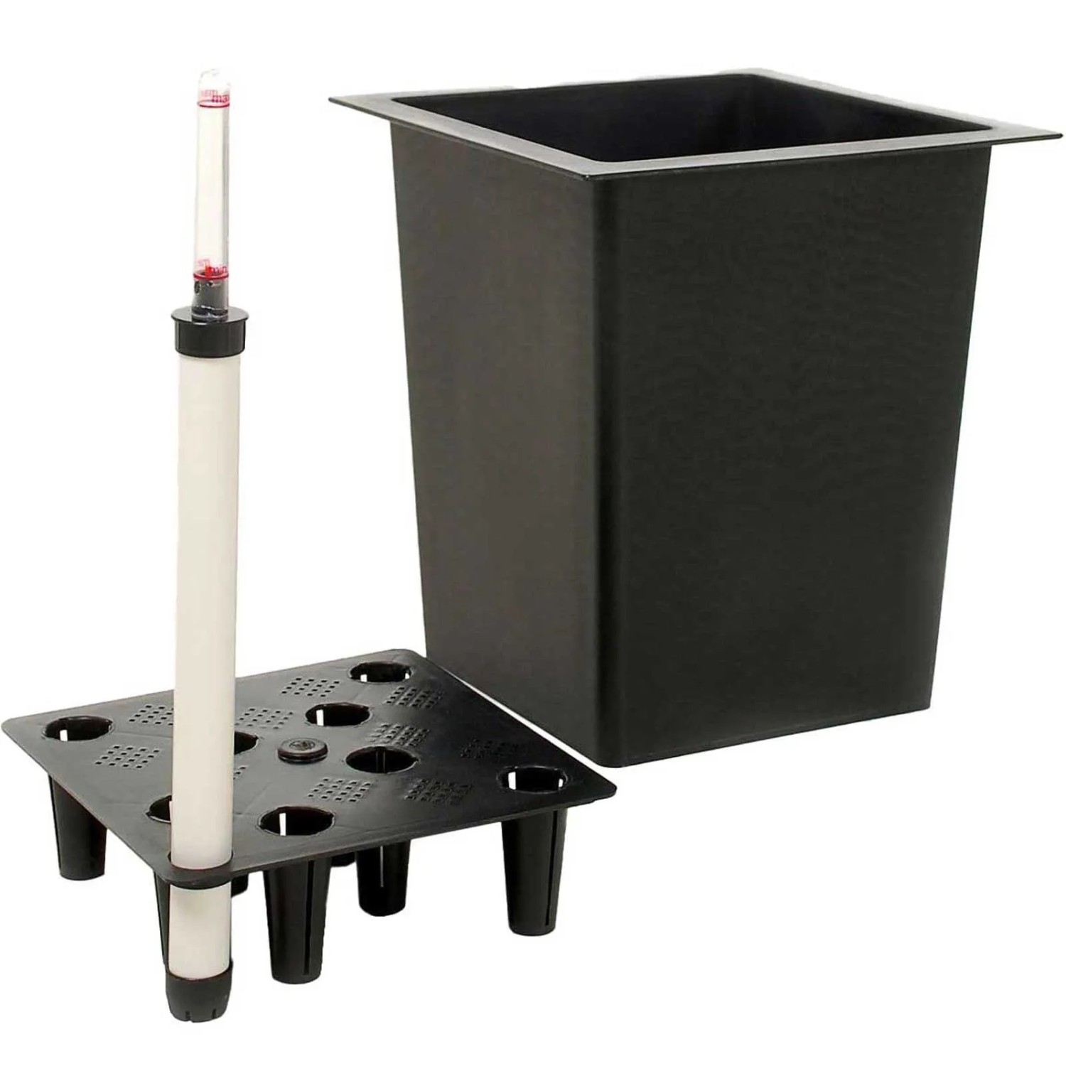 Vivanno Einsatz Einsatz Bewässerung 29 cm x 29 cm x 32 cm Schwarz