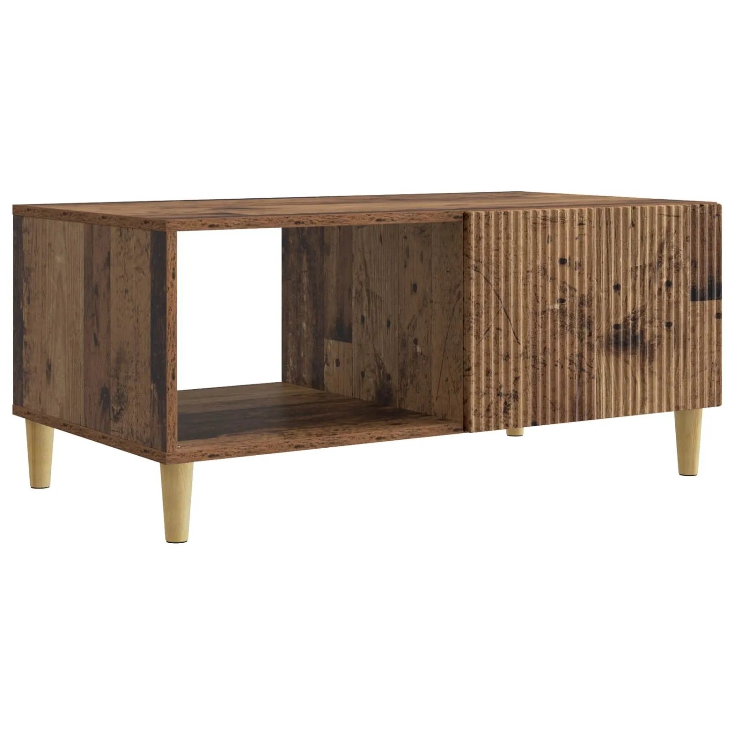 vidaXL Couchtisch Altholz 90 x 50 x 40 cm Holzwerkstoff 894733