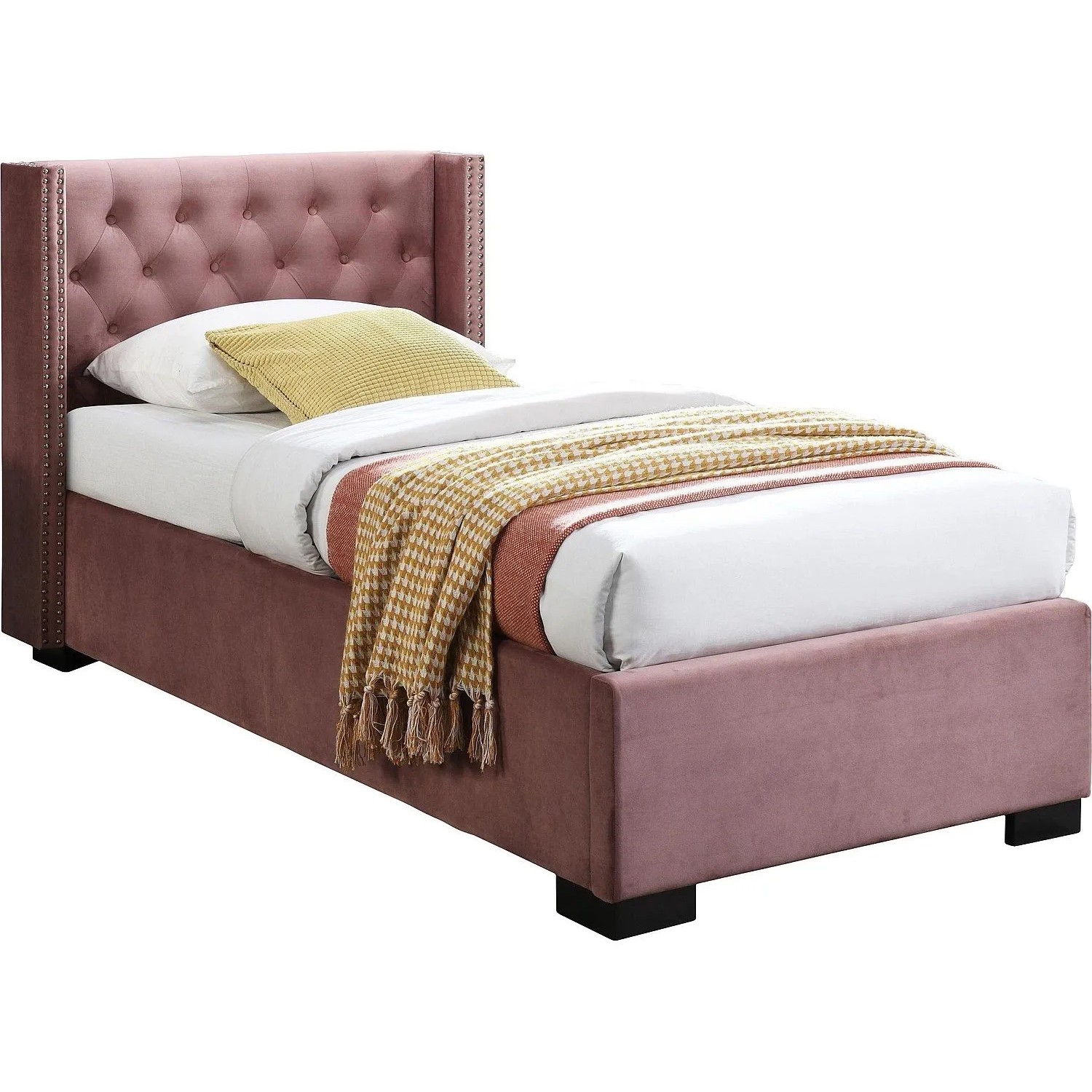 Vente-unique Bett Mit Bettkasten Massimo Rosa 214.5 cm