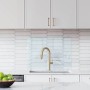 Tulup Küchenrückwand Glas Transparent Glasplatte für die Küche Transparent 80x60 cm Glasrückwand für die Küche Transparent_7
