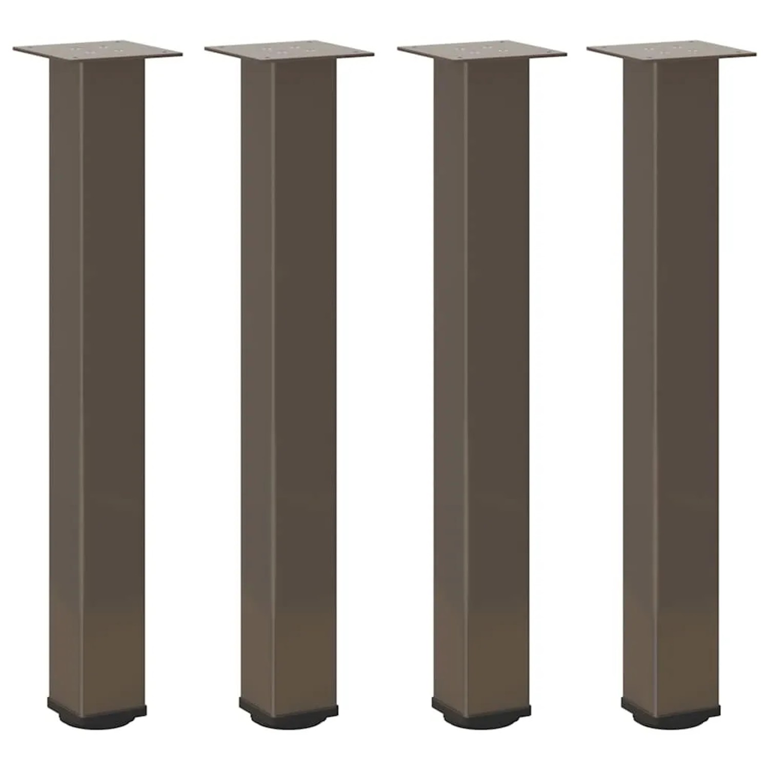 vidaXL Konsolentischbeine 4 Stk Naturstahl 72-74 cm Stahl 4012471 günstig online kaufen