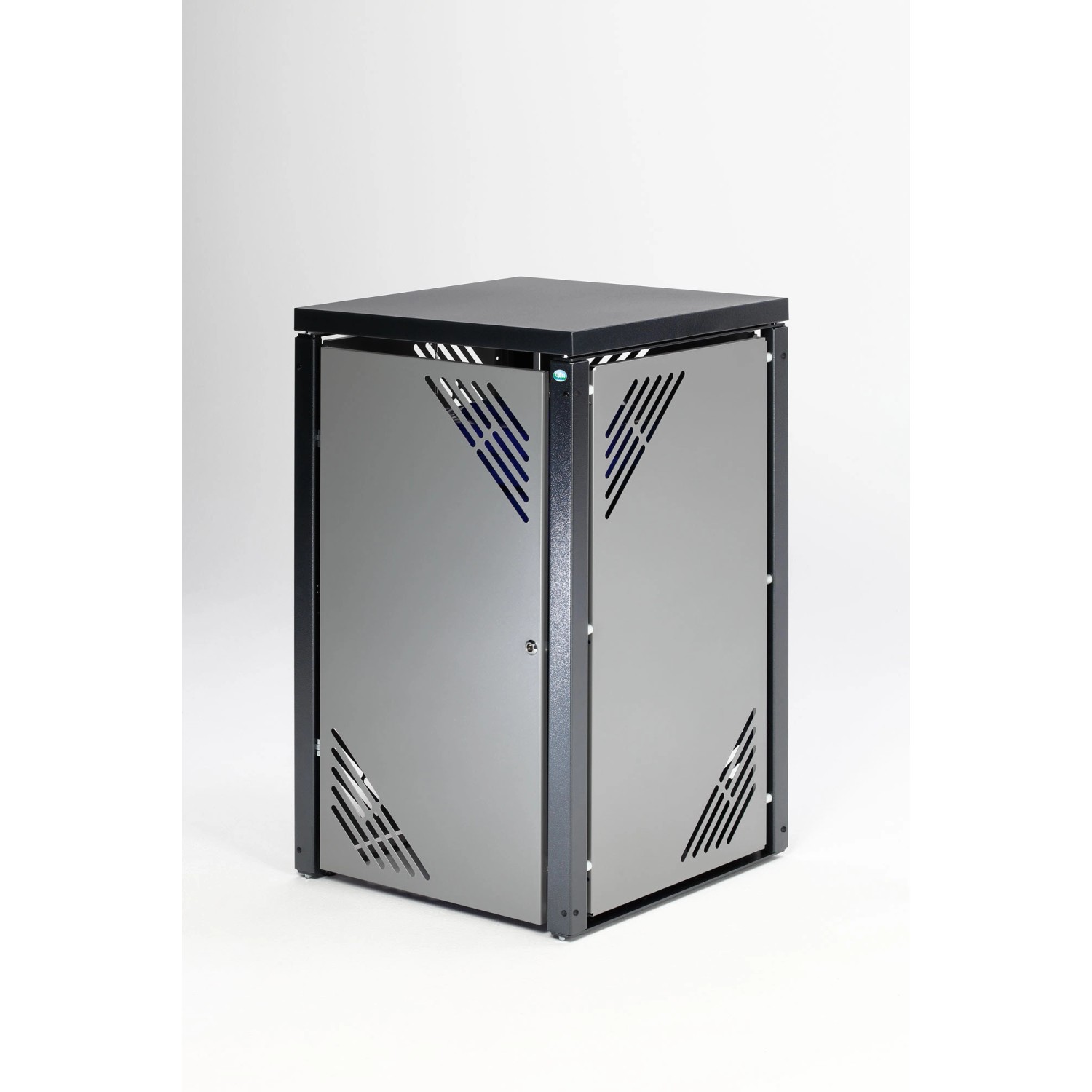 PROREGAL Robuster Mülltonnenschrank Mit Deckel Inkl. Gasdruckdämpfer HxBxT günstig online kaufen