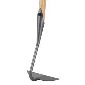 Rübenhacke 18 cm mit Eschenstiel, Gartenhandgerät zum Jäten und Lockern des Bodens.