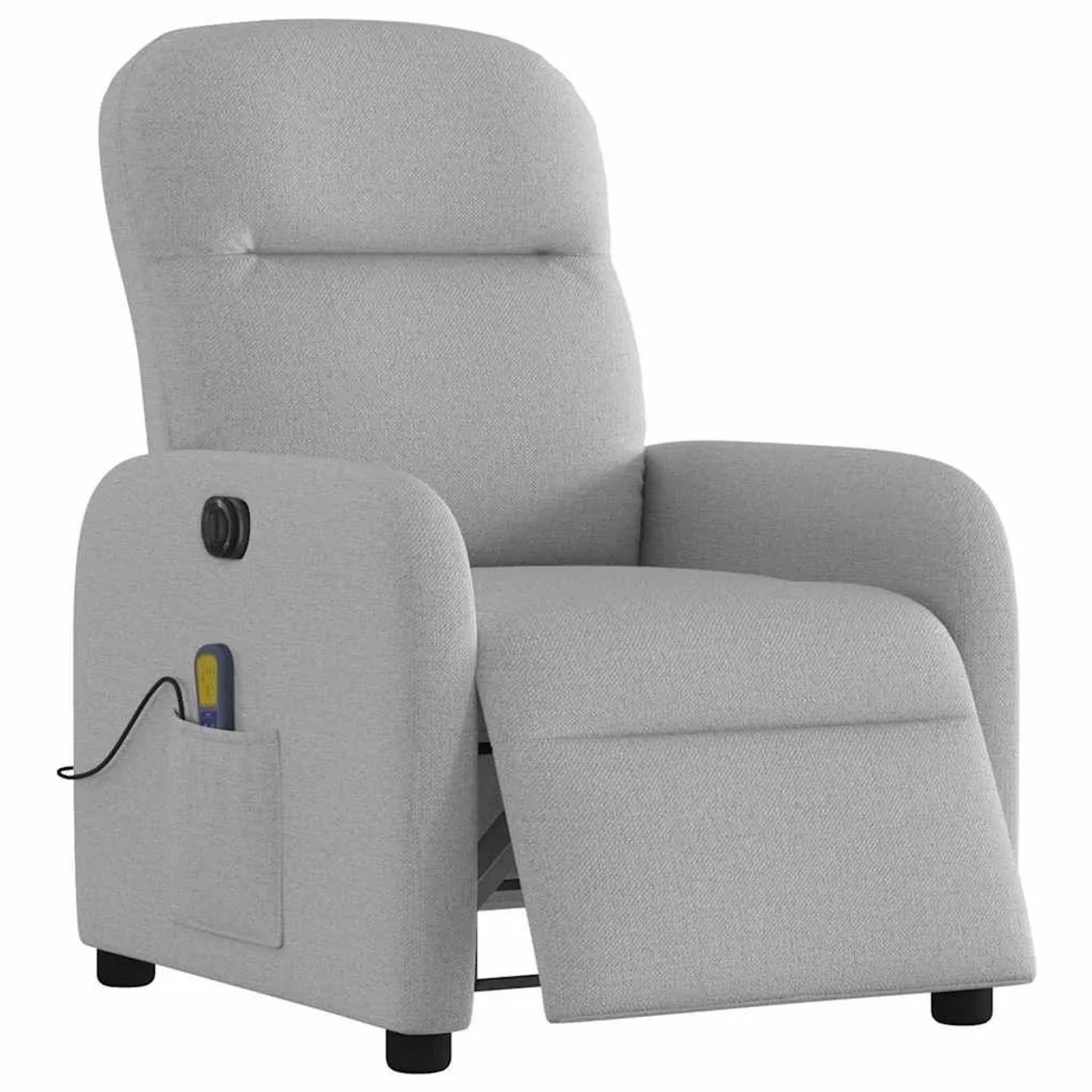 vidaXL Massagesessel Elektrisch Wolkengrau Stoff 3302971 günstig online kaufen