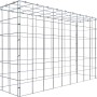 Gabiona Anbaukorb Typ 3, 60x100x30cm, Maschenweite 10x10cm, aus verzinktem Drahtgitter.