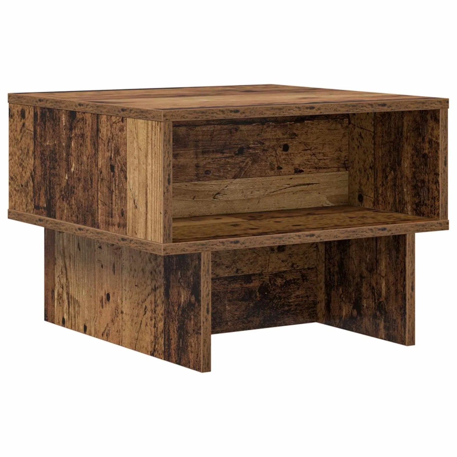 vidaXL Couchtisch Altholz 48 x 46 x 35 cm Holzwerkstoff 8000234 günstig online kaufen