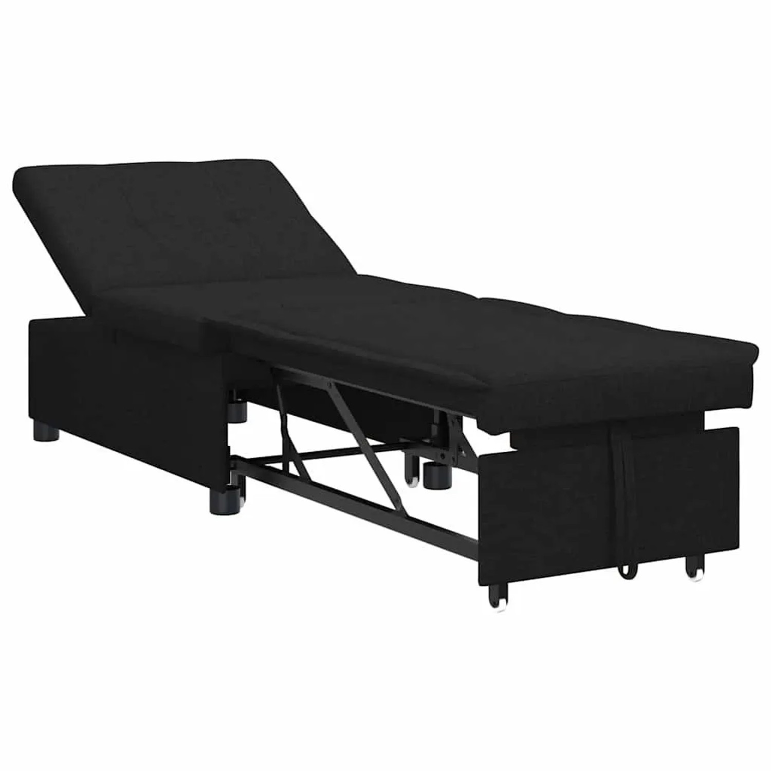 vidaXL Schlafsofa Schwarz 194 x 50 x 82 cm Sperrholz 42008584 günstig online kaufen