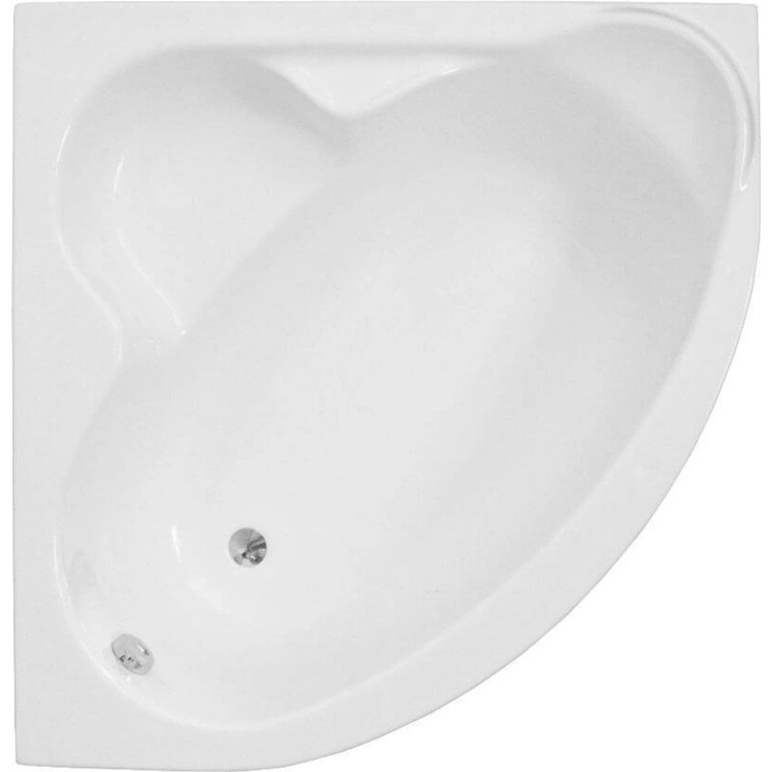 Bad Land Badewanne Eckwanne STANDARD 130x130 Mit AcrylSchürze Ablauf Füße günstig online kaufen