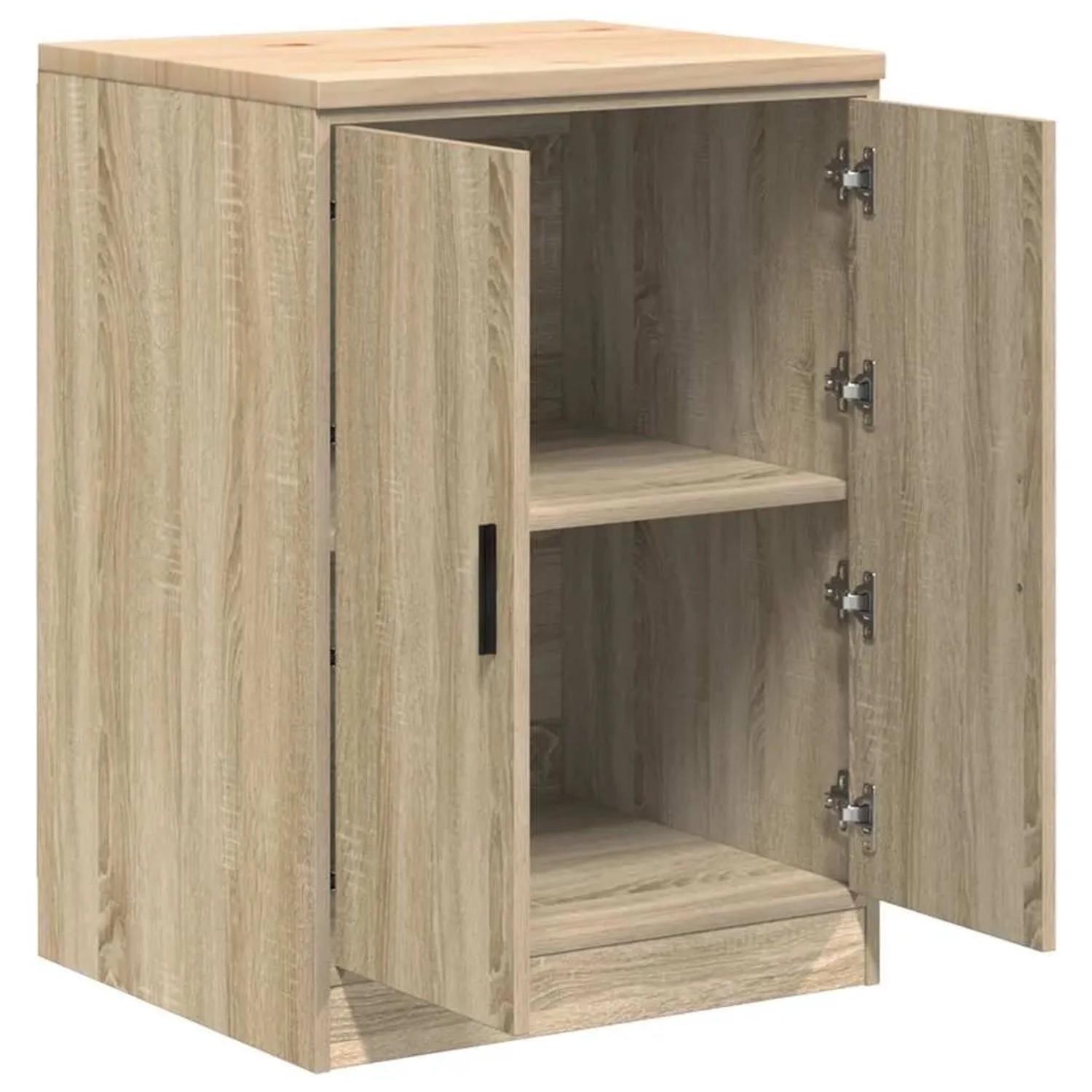vidaXL Garagen-Aufbewahrungsschrank Sonoma-Eiche Massivholz Kiefer 860573_5