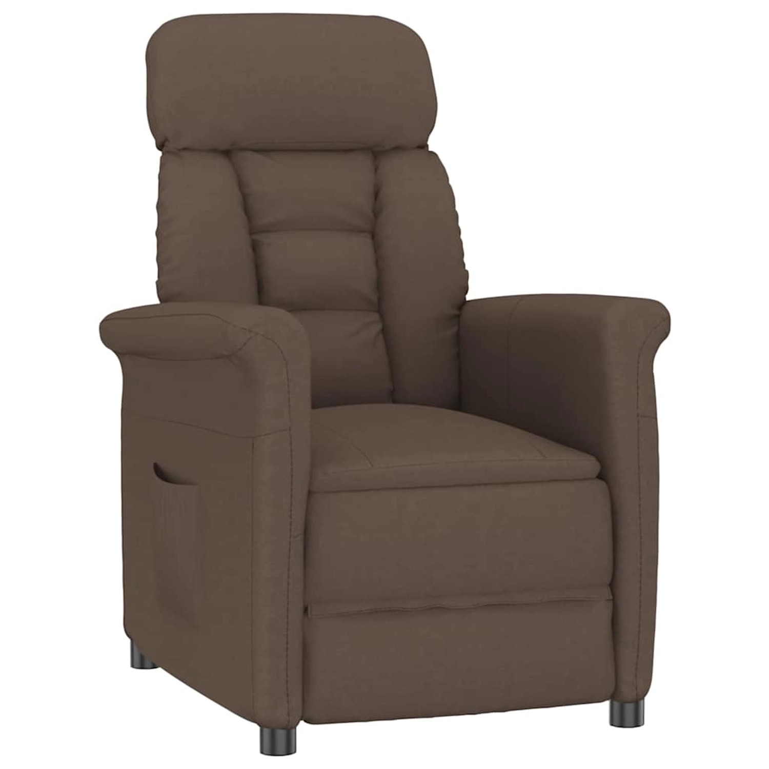 vidaXL Sessel mit Liegefunktion Dunkelbraun 70,5 x 96,5 x 95 cm 348399 günstig online kaufen