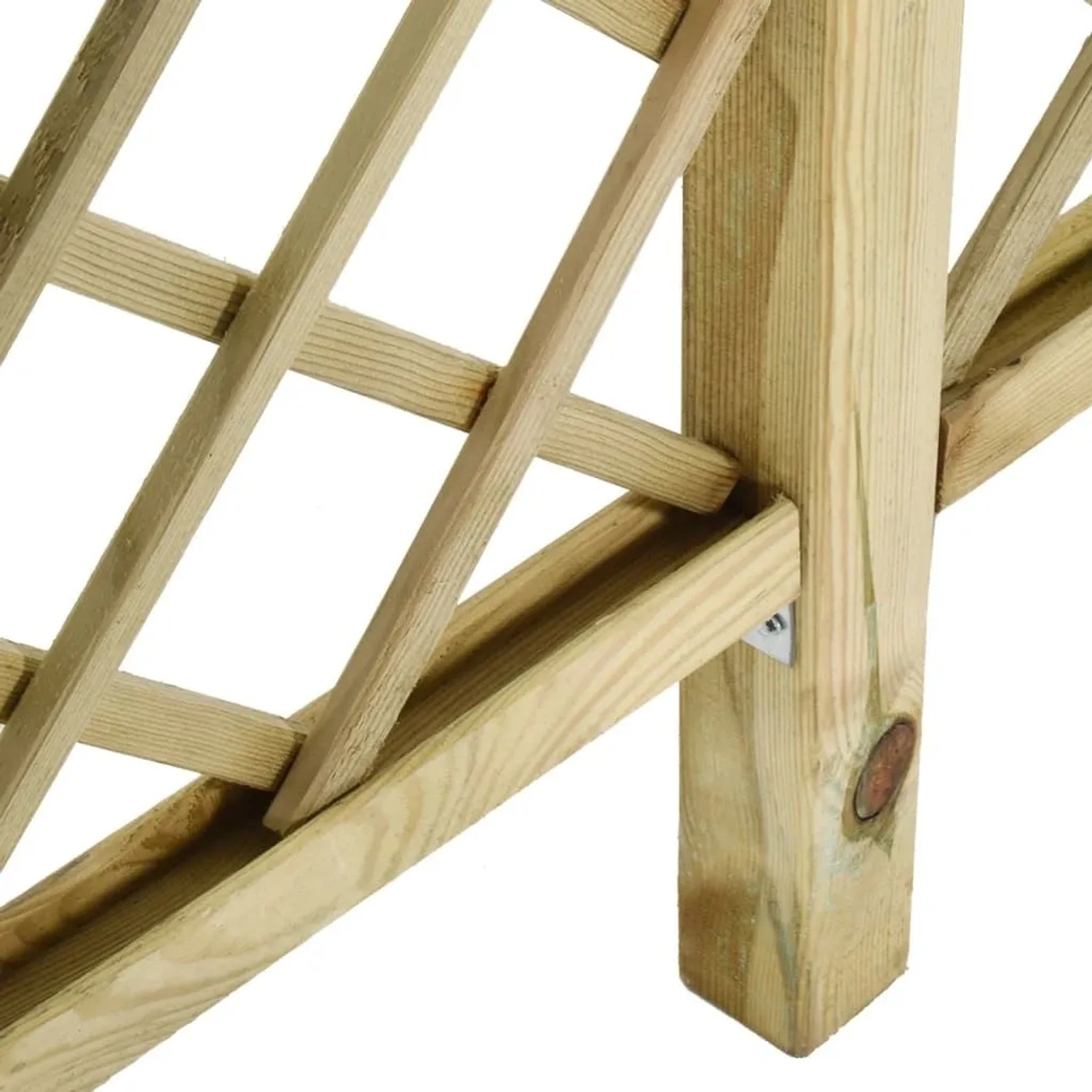 DELUKE Pergola Aus Holz GITTO 3x2m Kiefernholz Rankhilfe Pergola Holz Bausatz Freistehend Gartendeko Gartenbogen Gartenpergola_4