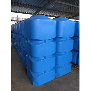 KMND 1000L Quadratisch Trinkwasser Wassertank Blau