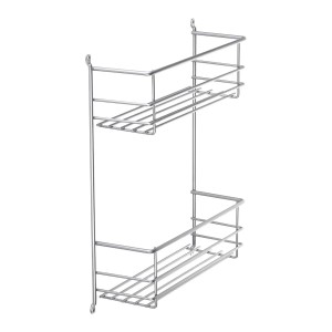 Kesseböhmer Putzmittelkorb II Silbergrau 323 x 102 x 380 mm