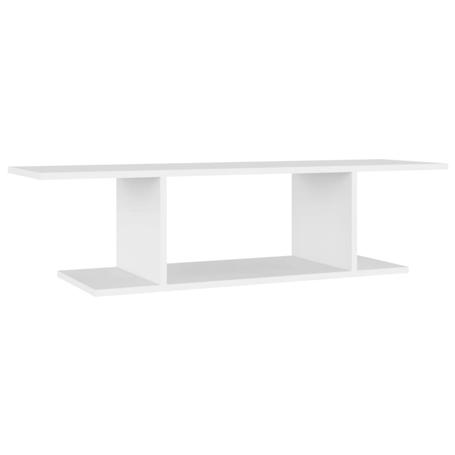 vidaXL TV-Wandschrank Weiß 103x30x26,5 cm 806980