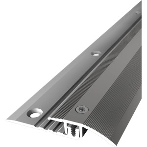Parkettfreund Ausgleichsprofil Edelstahl, 180cm lang, für Bodenhöhen 4-9,5mm.